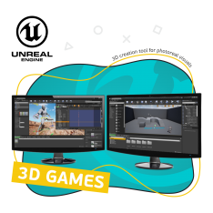 Unreal Engine 4. Игровой движок - КИБЕРшкола программирования для детей, компьютерные курсы для школьников, начинающих и подростков - KIBERone г. Зеленоградск