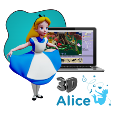 Alice 3d - КИБЕРшкола программирования для детей, компьютерные курсы для школьников, начинающих и подростков - KIBERone г. Зеленоградск