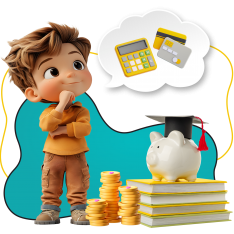 Финансовый интеллект вместе KIBERone - КИБЕРшкола программирования для детей, компьютерные курсы для школьников, начинающих и подростков - KIBERone г. Зеленоградск