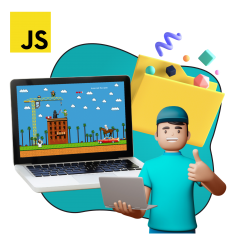 Программирование на JavaScript. Учимся создавать игры! - КИБЕРшкола программирования для детей, компьютерные курсы для школьников, начинающих и подростков - KIBERone г. Зеленоградск